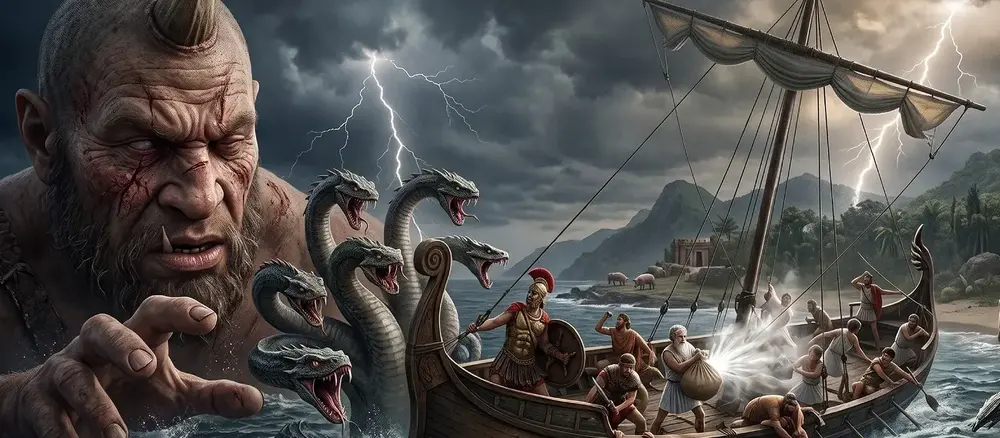 Quiz : Allez-vous survivre à la partie d'Odysseus — nourriture pour poissons ou héros épique ?